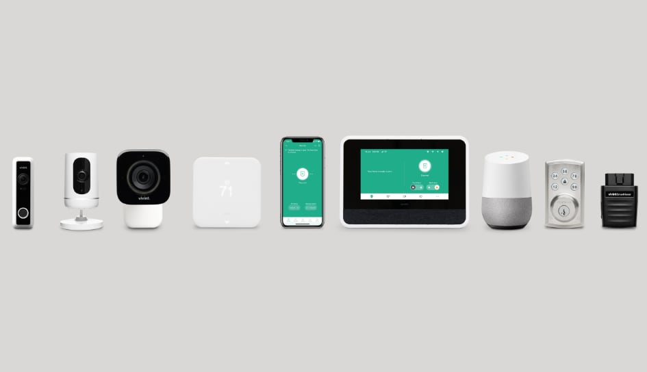 Vivint home security product line in Madison